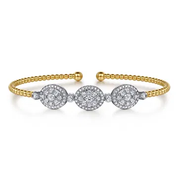 Timeless 21K Gold Bujukan Bead Diamond Bangle