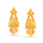 Opulent Rawa Work Gold Necklace Set - Image 6