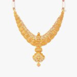 Whispering Vines Gold Necklace Set - Image 6