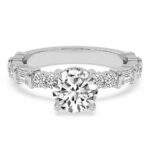 Enchanted Bliss White Gold Ring with Lab Diamond Accents - Image 2