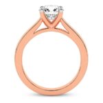 Rose Gold Teagan Solitaire 1.5mm Lab Diamond Ring - Image 3