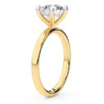 Six-Prong Solitaire Ring in Yellow Gold - Image 3
