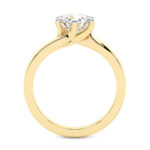 Golden Seraphina Twist — Modern Solitaire Brilliance - Image 3
