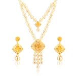 Innovative Techniques in Crafting 22kt Gold Necklace set