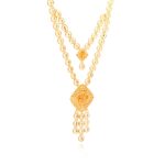 Innovative Techniques in Crafting 22kt Gold Necklace set - Image 4